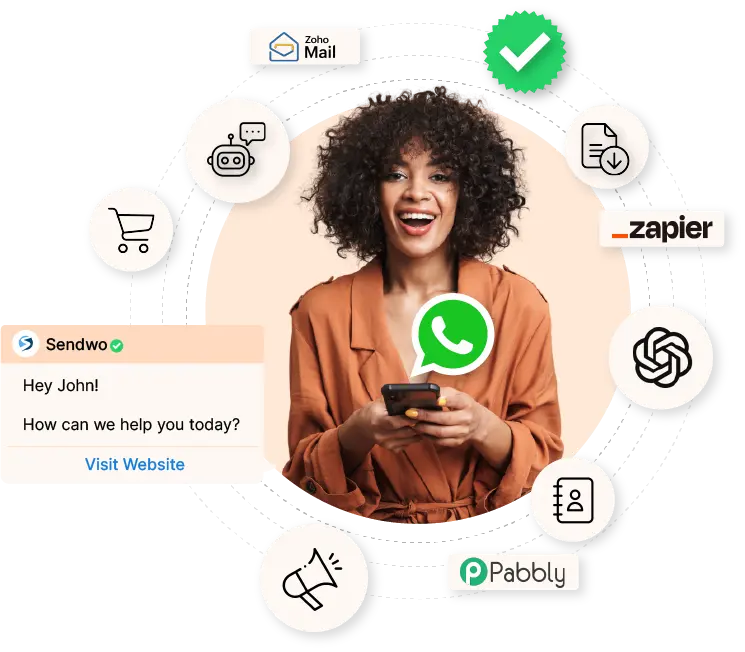 WhatsApp Automation Illustration